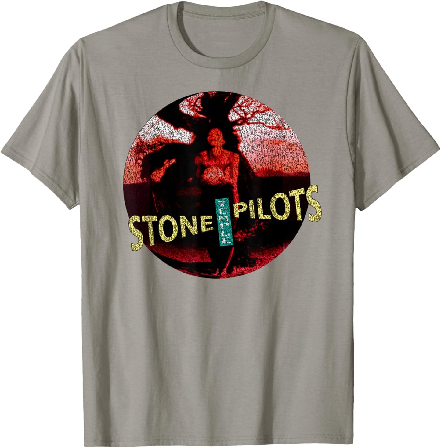 Stone Temple Pilots – Core Circle on Silver T-Shirt - T-Shirt | Sand