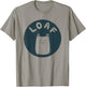 Cute Cat Loaf Illustrated T-Shirt - T-Shirt | Sand