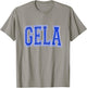 Gela Italy - Gela Varsity Logo - Gela Italia T-Shirt - T-Shirt | Sand