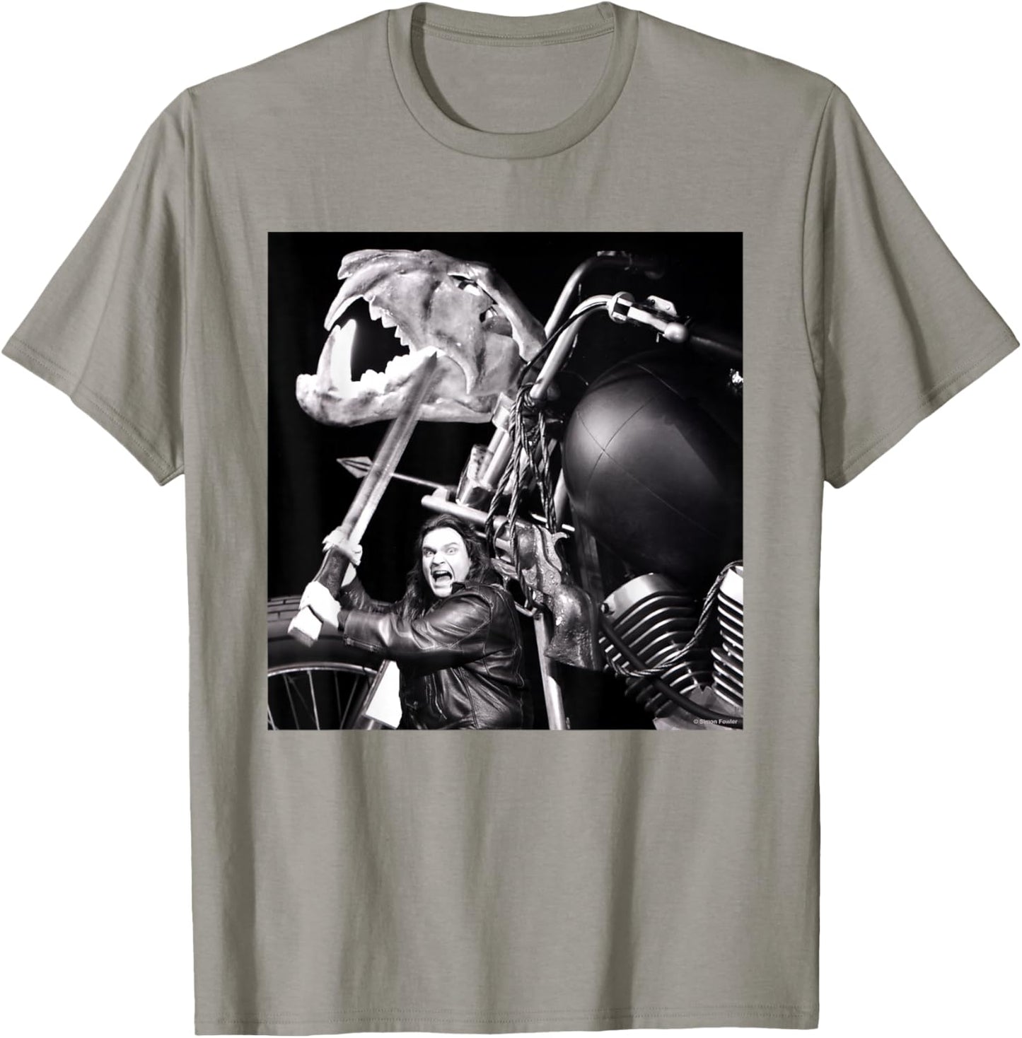 Meatloaf Bad Attitude Tour 1985 By Simon Fowler T-Shirt - T-Shirt | Sand