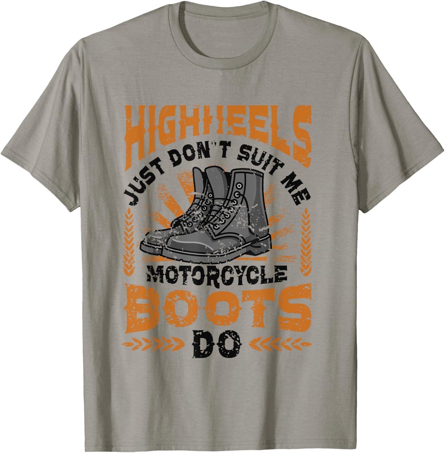 Sexy Motorcycle Women Female Biker T-Shirt - T-Shirt | Sand