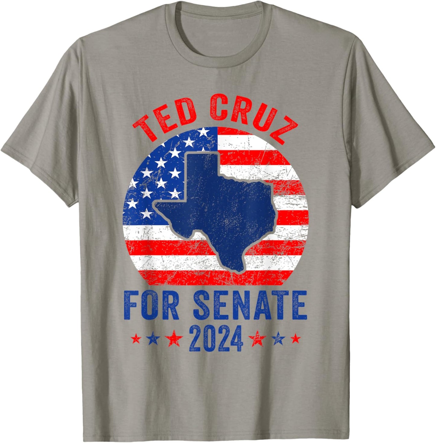 Ted Cruz 2024 For Senate Election Texas Republican Vintage T-Shirt - T-Shirt | Sand