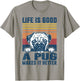 Pug Gifts For Pug Lovers Pug Mom Pug Dad Pug Dog Women Girls Kids T-Shirt - T-Shirt | Sand