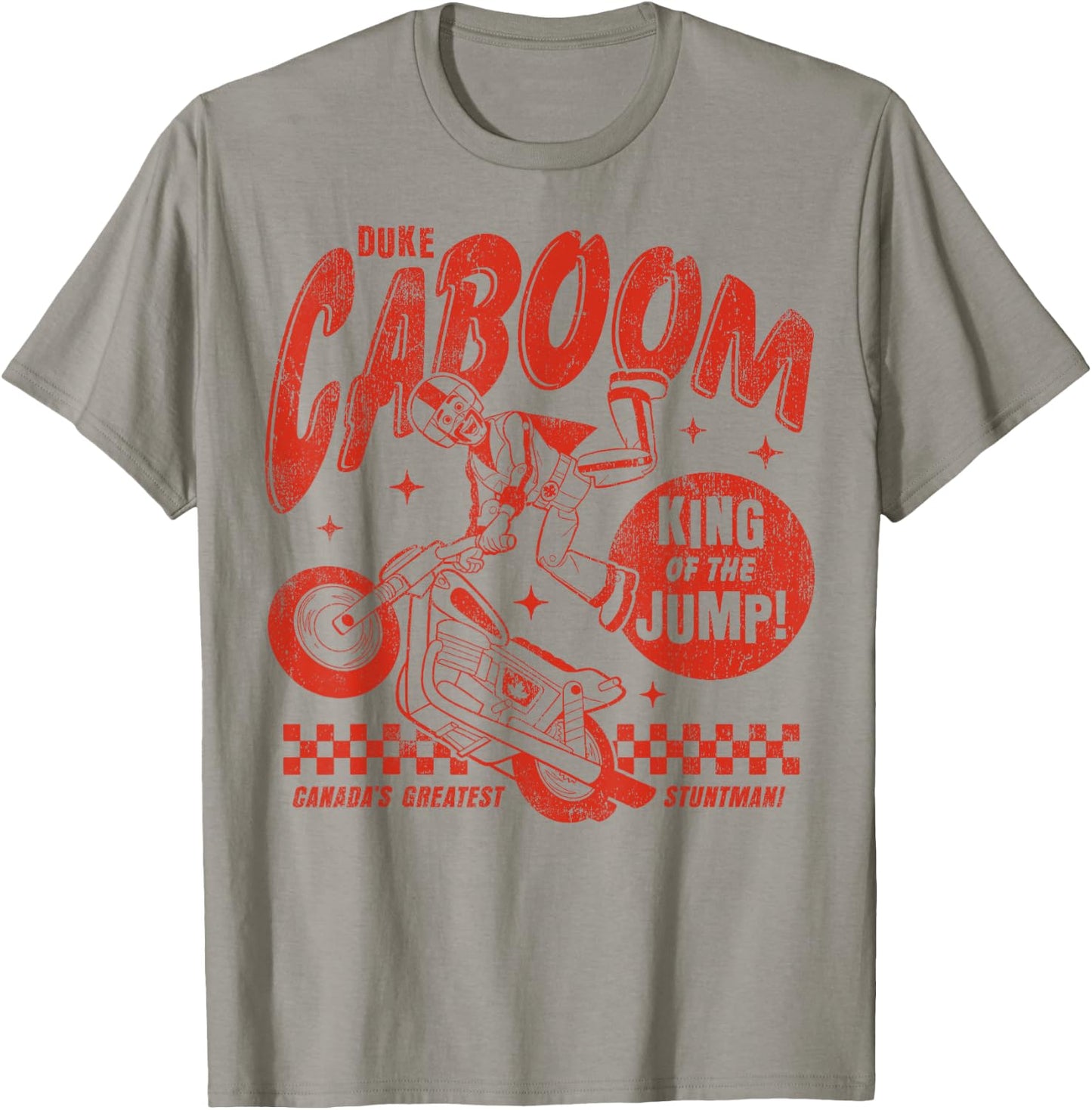 Disney Pixar Toy Story Duke Caboom Greatest Stuntman T-Shirt - T-Shirt | Sand