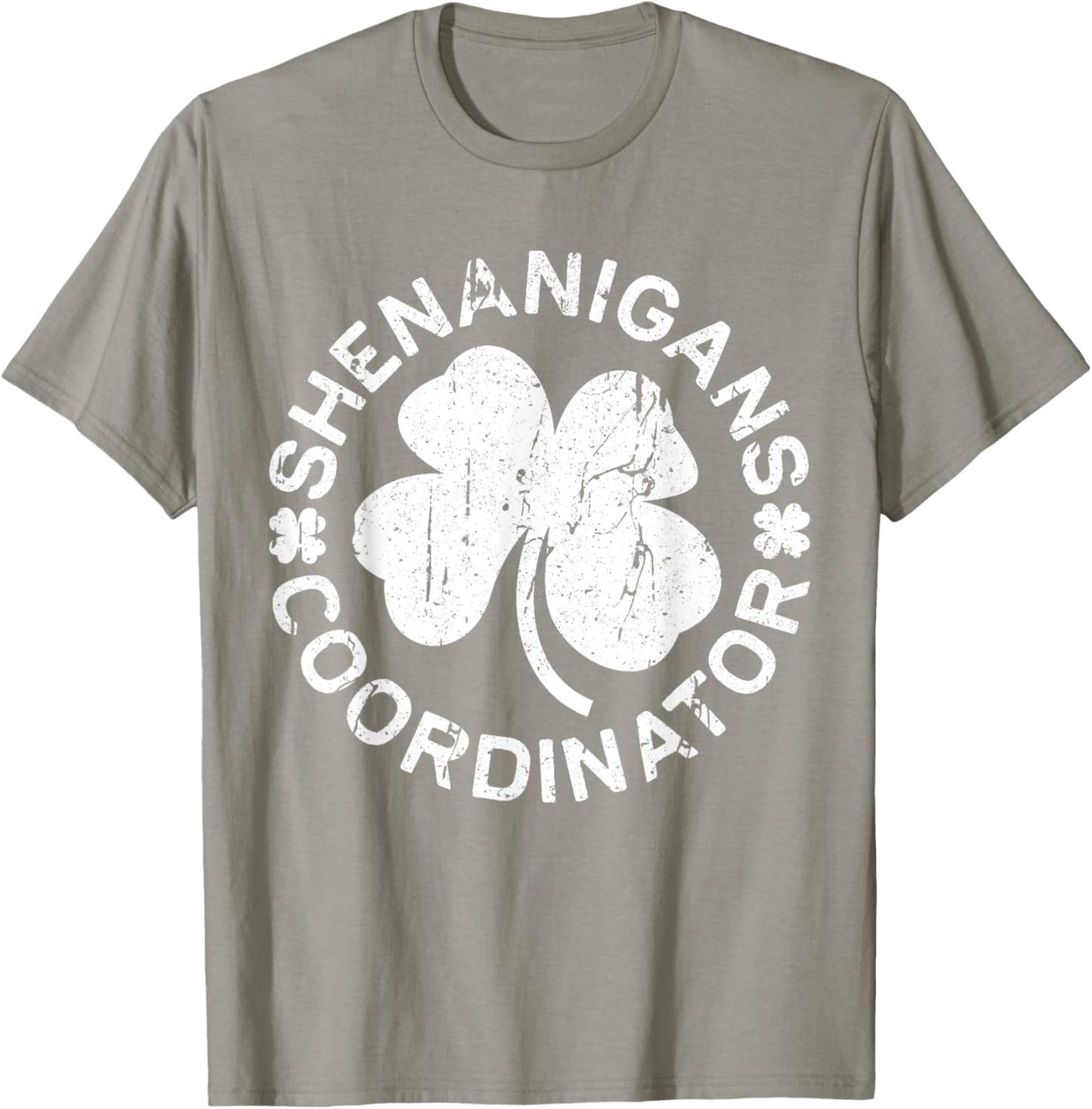 Shenanigans Coordinator Shirt Men Women Kids St Patricks Day T-Shirt - T-Shirt | Sand
