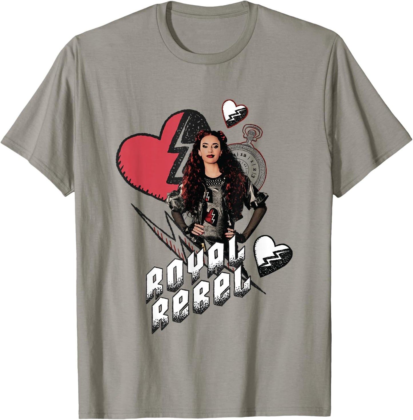 Disney Descendants: The Rise of Red Royal Rebel Chest Logo T-Shirt - T-Shirt | Sand