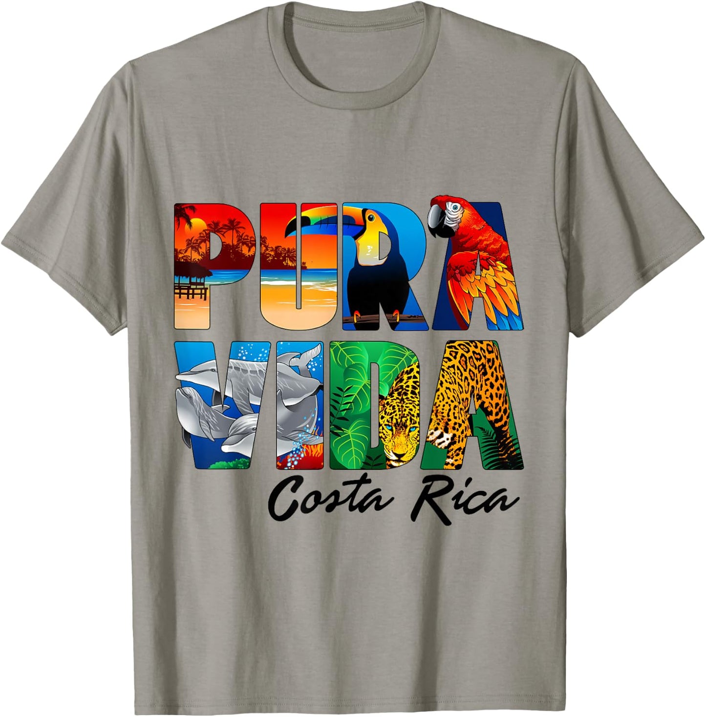 Costa Rica pura vida T-Shirt - T-Shirt | Sand