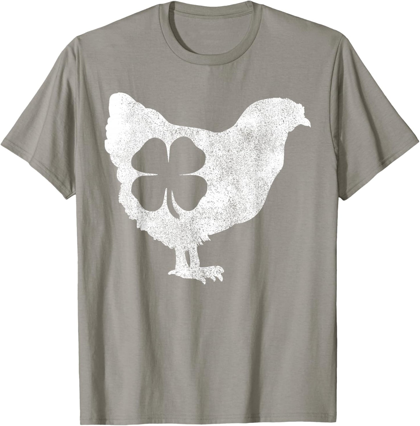 Chicken Bird Hen Shamrock St. Patrick's Day Saint Paddy's T-Shirt - T-Shirt | Sand