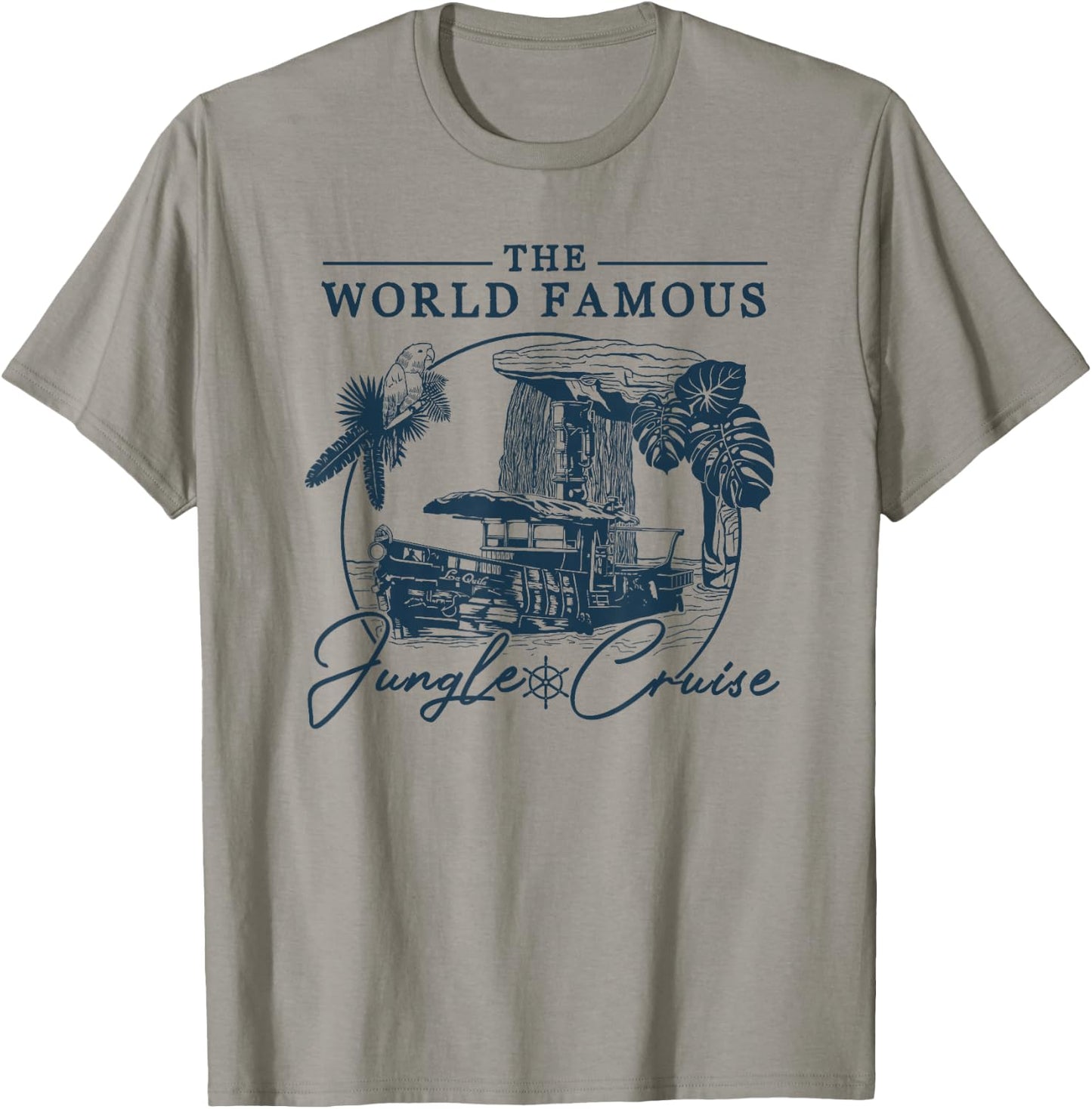 Disney Jungle Cruise World Famous V2 Small T-Shirt - T-Shirt | Sand