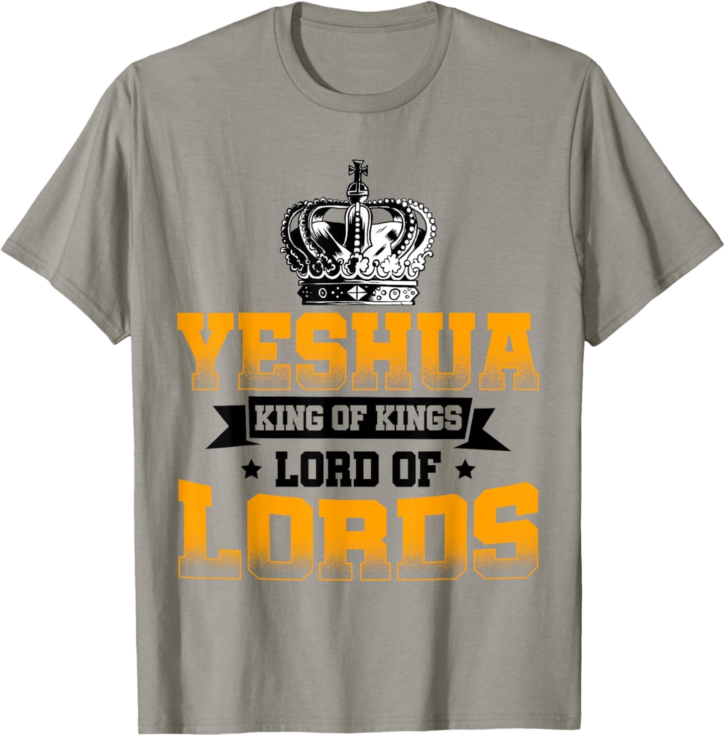 Yeshua King Lord Jesus Hebrew Christians Religious T-Shirt - T-Shirt | Sand