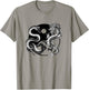Yin And Yang Snake And Dragon Vintage T-Shirt - T-Shirt | Sand