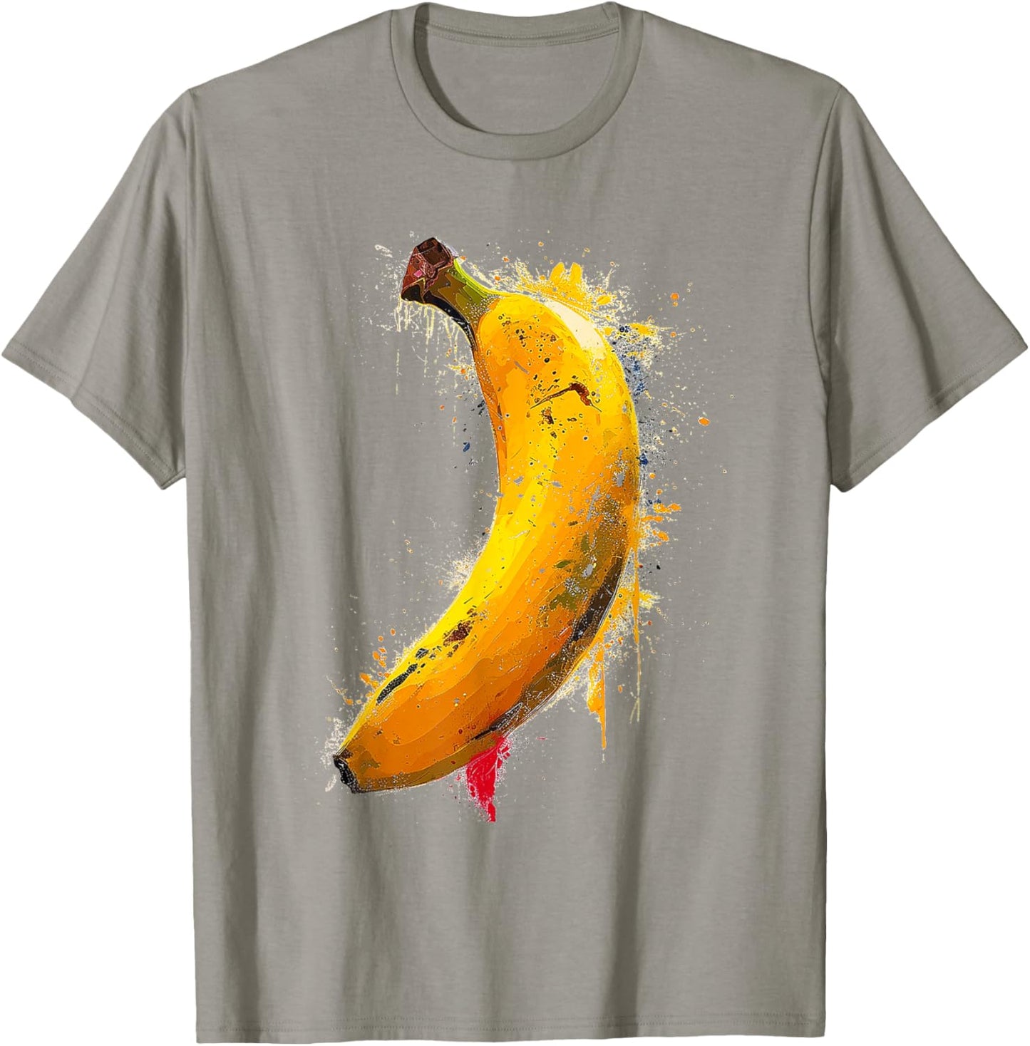 Banana Abstract Graphic Painting Art Fruit Banana T-Shirt - T-Shirt | Sand