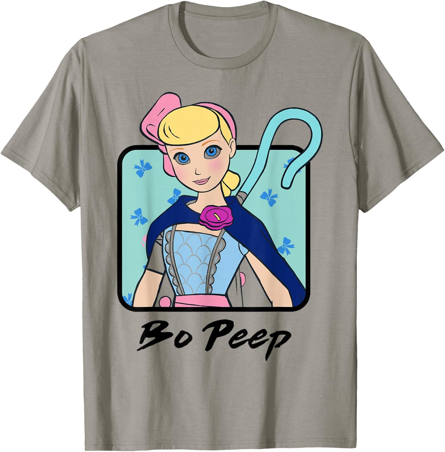 Disney Pixar Toy Story 4 Bo Peep Colorful Bust Portrait T-Shirt - T-Shirt | Sand