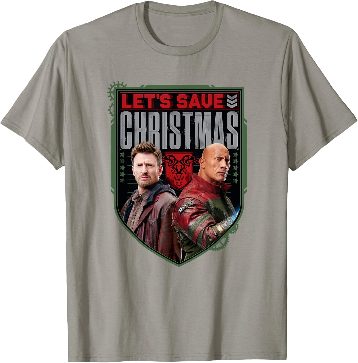 Red One - Let's Save Christmas T-Shirt - T-Shirt | Sand