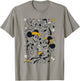 Disney Mickey And Friends Halloween Candy Spooky Group Icons T-Shirt - T-Shirt | Sand