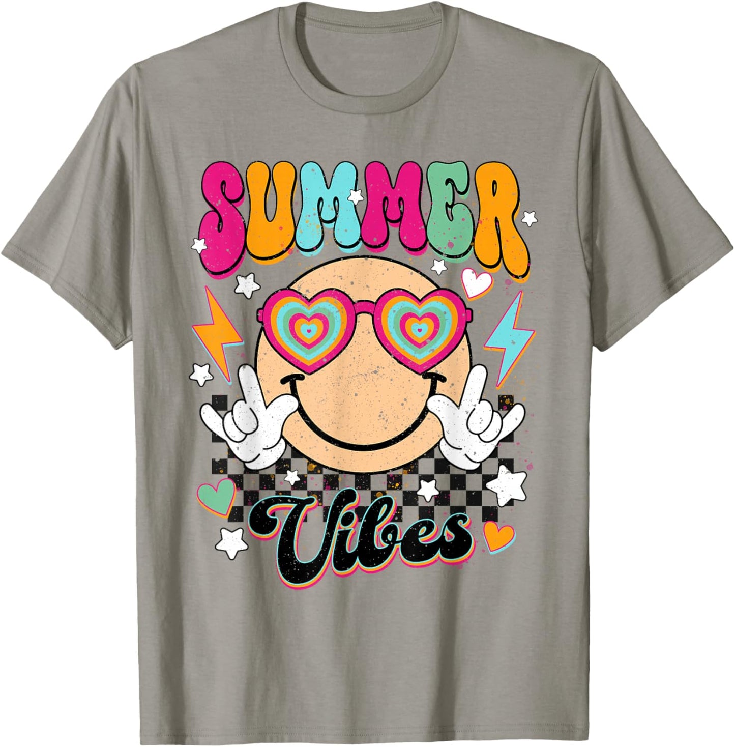 Retro Summer Vibes Men Kids Summer Vacation T-Shirt - T-Shirt | Sand