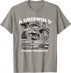 National Lampoon's Christmas Vacation - Item Grid T-Shirt - T-Shirt | Sand