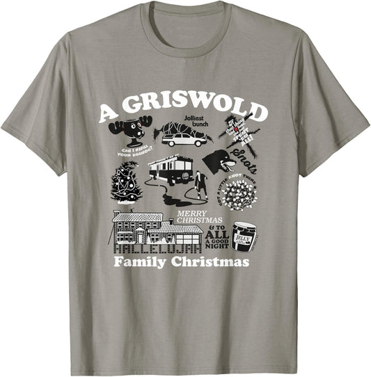 National Lampoon's Christmas Vacation - Item Grid T-Shirt - T-Shirt | Sand