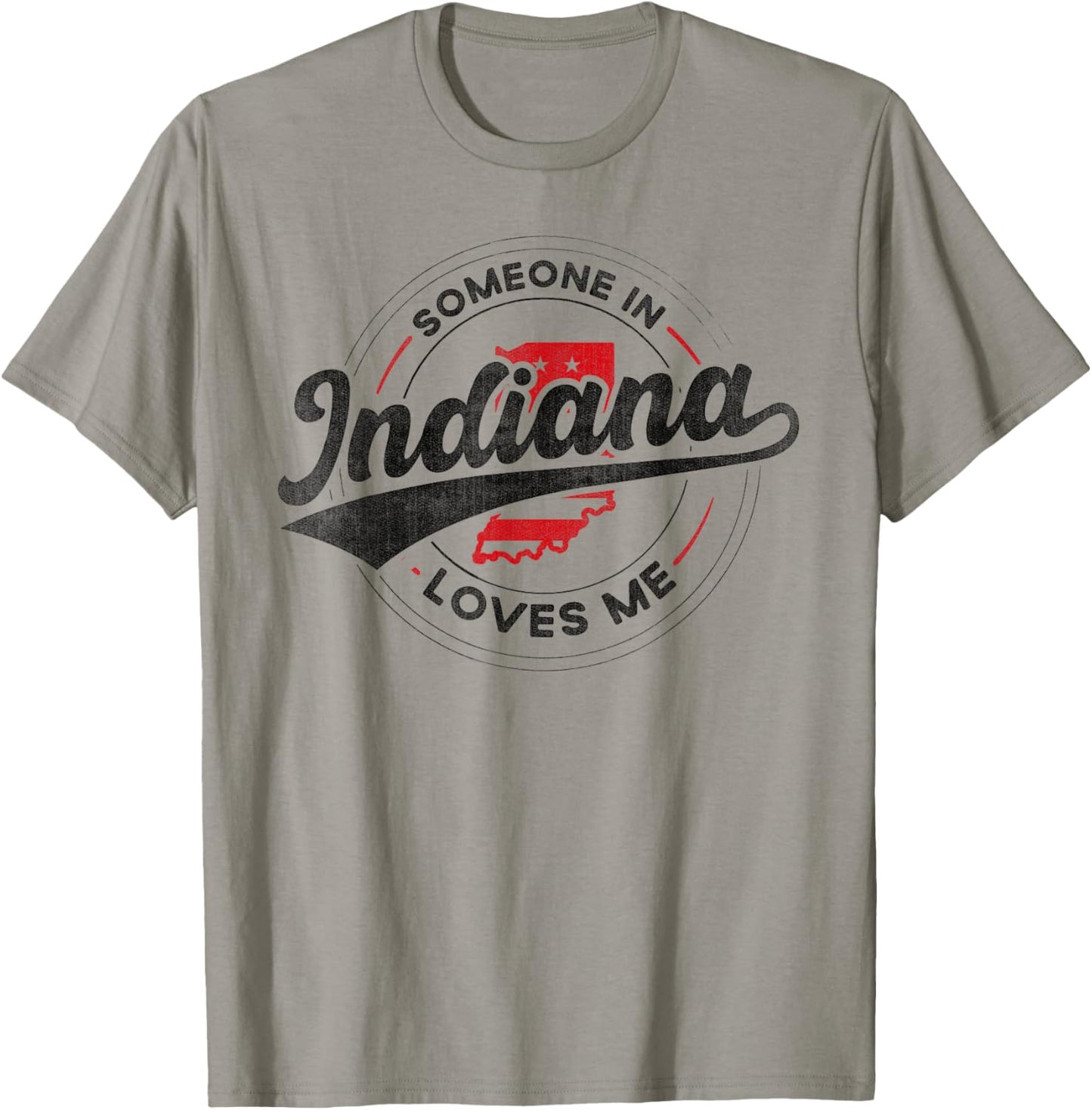 Someone in Indiana Loves Me Indiana T-Shirt - T-Shirt | Sand