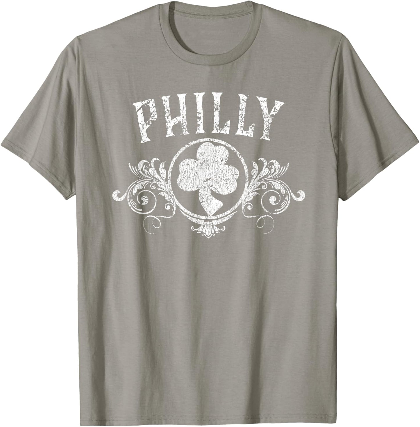 Philly Philadelphia St Patricks Day Shamrock T-Shirt - T-Shirt | Sand