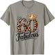 60 and Fabulous Leopard Art 60 Years Birthday Celebration T-Shirt - T-Shirt | Sand