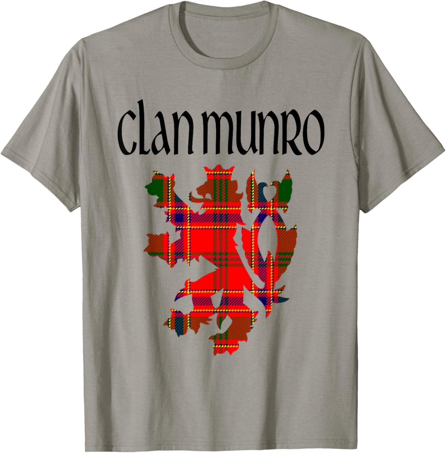 Clan Munro Tartan Scottish Family Name Scotland Pride T-Shirt - T-Shirt | Sand