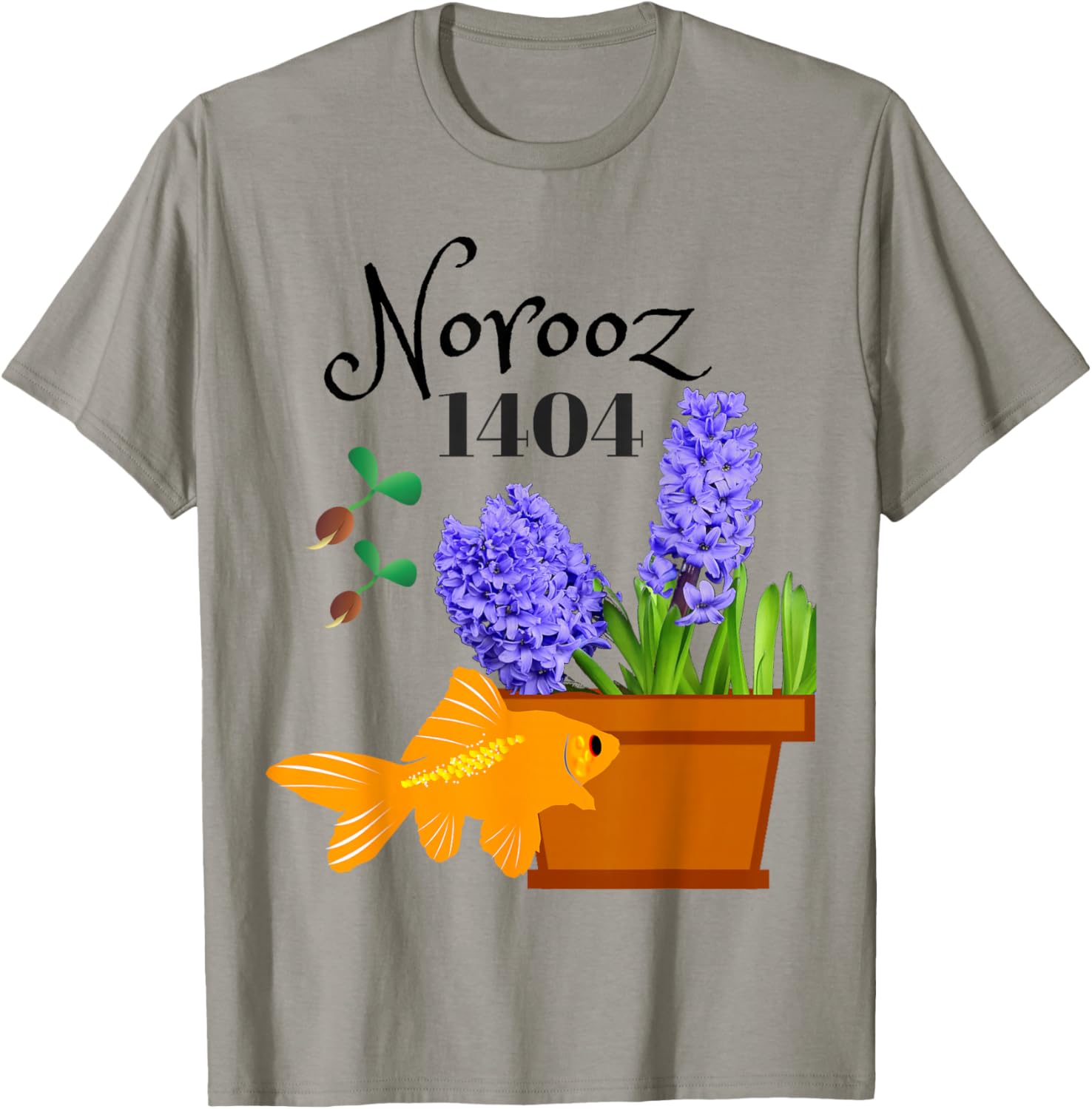 Norooz 1404 Persian New Year 2025 Iranian Culture Eid T-Shirt - T-Shirt | Sand