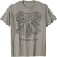 Mindfulness Saying Mandala Elephant Yoga Mindful Soul T-Shirt - T-Shirt | Sand