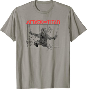 Attack on Titan Armin Arlet Survey Corps Manga Portrait T-Shirt - T-Shirt | Sand