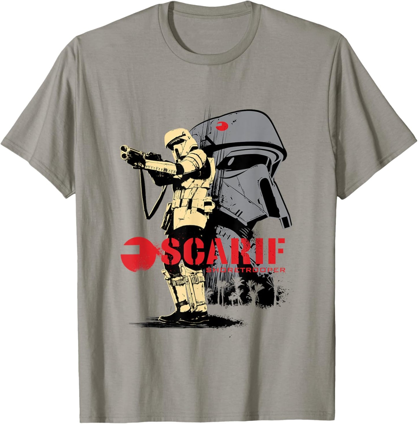 Star Wars Rogue One Iconic Scarif Shoretrooper Big Portrait T-Shirt - T-Shirt | Sand
