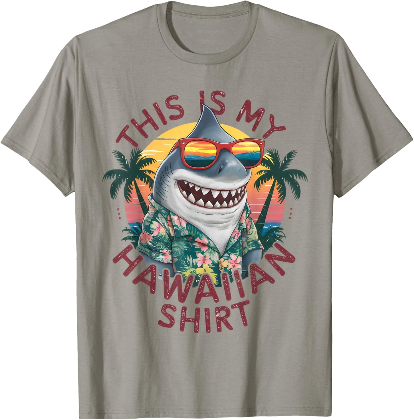 This Is My Hawaiian Shirt Tropical Luau Costume Party Hawaii T-Shirt - T-Shirt | Sand