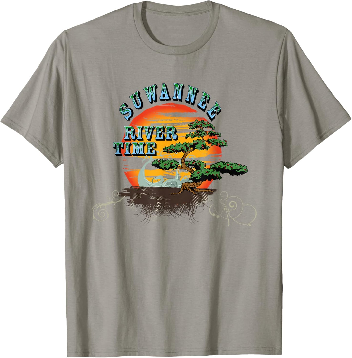 Suwannee River Time T-Shirt - T-Shirt | Sand