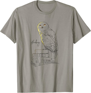 Harry Potter Hedwig Harry's Pet Owl Sketch Chest Portrait T-Shirt - T-Shirt | Sand