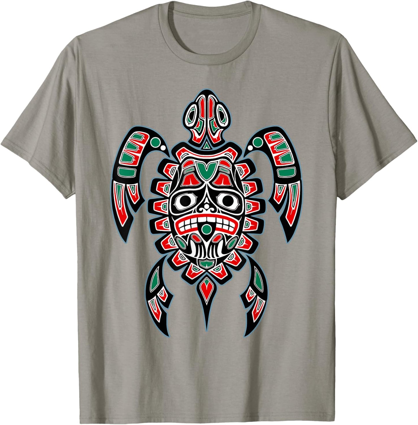 Turtle Haida Native American Indian Pride Tlingit Men Women T-Shirt - T-Shirt | Sand