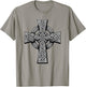 Irish Cross St. Patrick's Day Celtic Knots Christian T-Shirt - T-Shirt | Sand