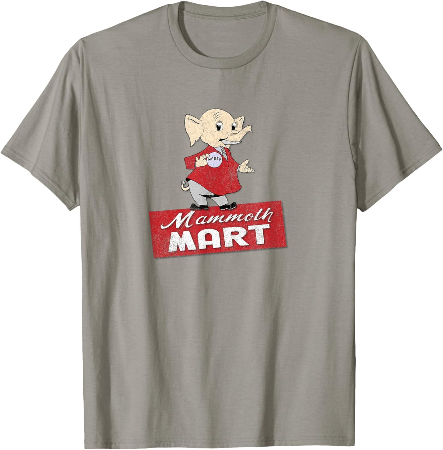 Mammoth Mart Funny Retro 70s Classic Shopping Store T-Shirt - T-Shirt | Sand