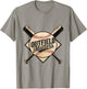 Funny Baseball Quote Outfield Matters Outfielders T-Shirt - T-Shirt | Sand