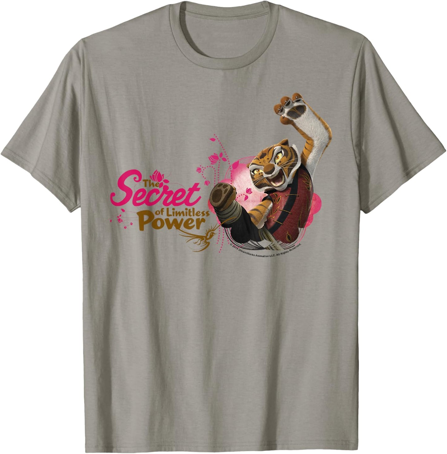 Kung Fu Panda Tigress The Secret Of Limitless Power T-Shirt - T-Shirt | Sand