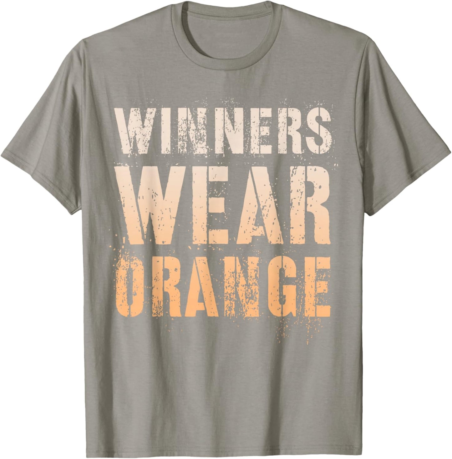 Vintage WINNERS WEAR ORANGE My Summer Camp Team War Game Day T-Shirt - T-Shirt | Sand