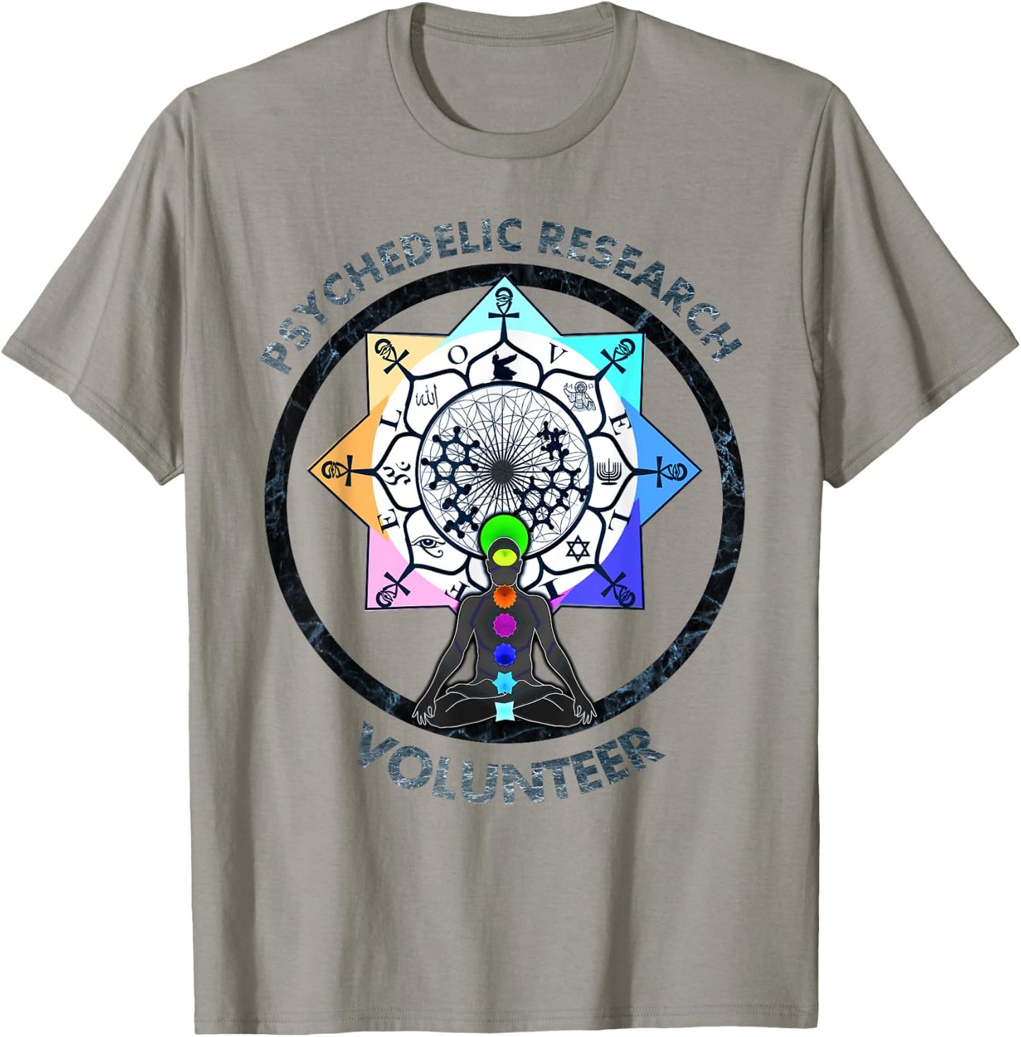 Funny-psychedelic-research-volunteer T-Shirt - T-Shirt | Sand