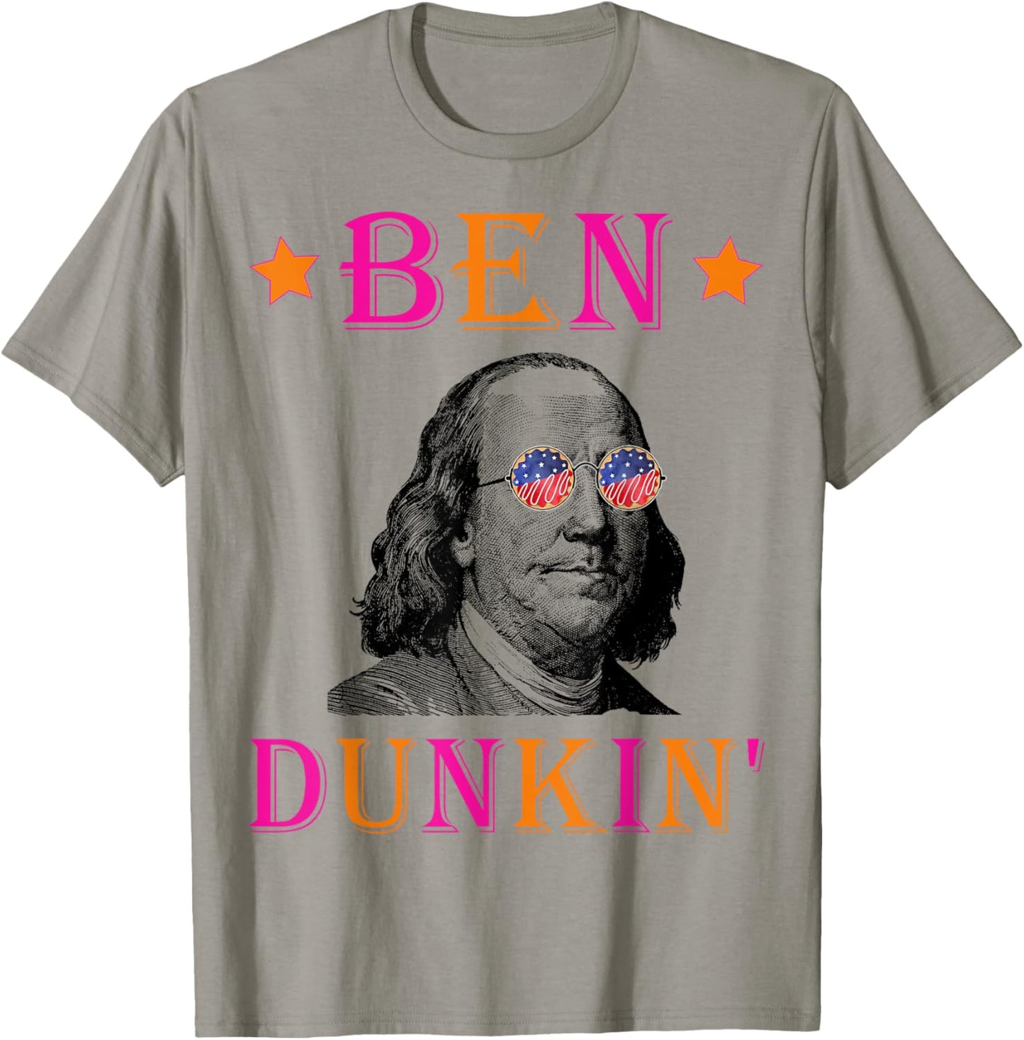 Patriotic Sweet Doughnut Co. 4th July Ben Dunkin T-Shirt - T-Shirt | Sand