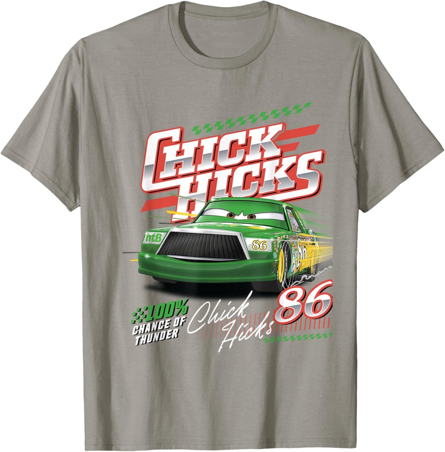 Car Chick Hicks Chance Of Thunder T-Shirt - T-Shirt | Sand