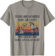 Dogs And Horses Ma-ke Me Hap-py Human Make My Head Hurt T-Shirt - T-Shirt | Sand