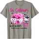In October we Wear Pink Breast Cancer Leopard Dentist Dental T-Shirt - T-Shirt | Sand
