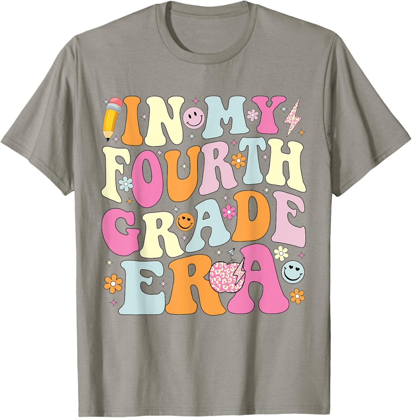 In My Fourth Grade Era 4th Grade Teacher Back to School Women Kids T-Shirt - T-Shirt | Sand