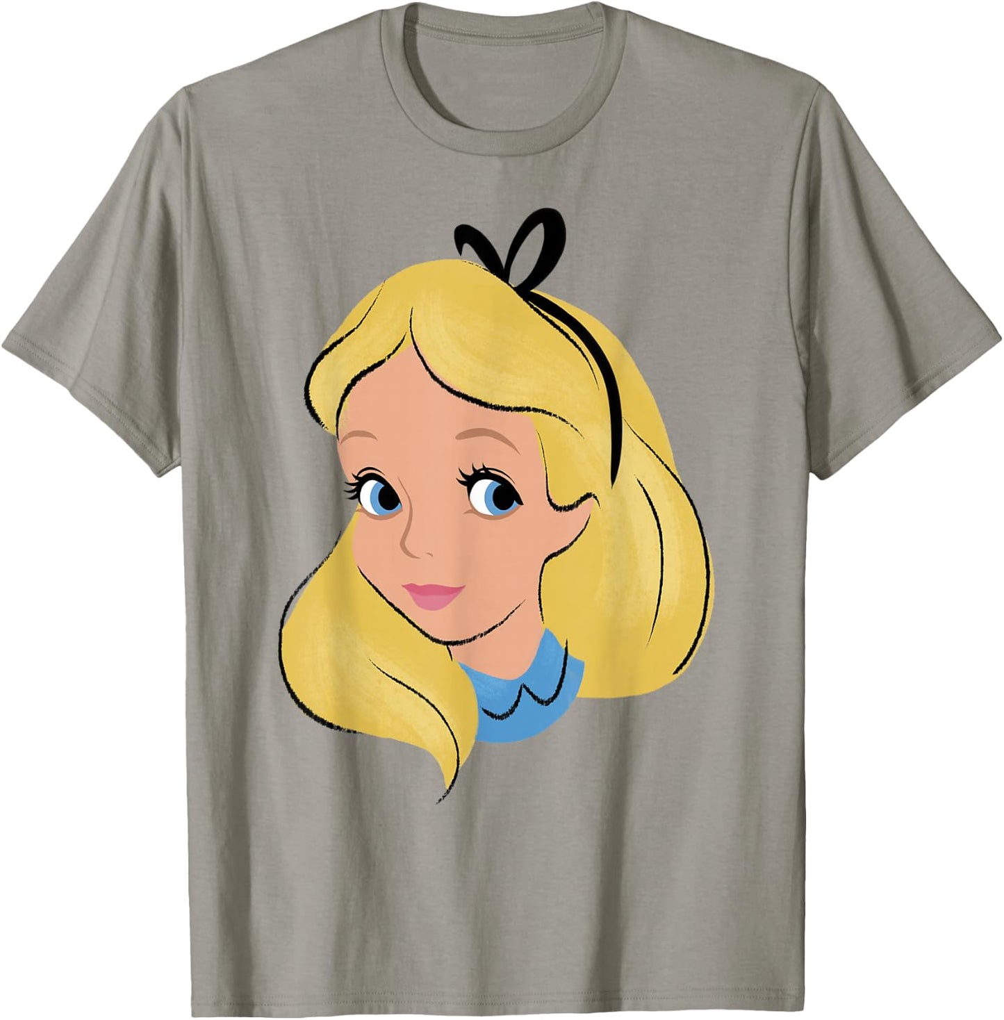 Disney Alice in Wonderland Alice Big Face T-Shirt - T-Shirt | Sand
