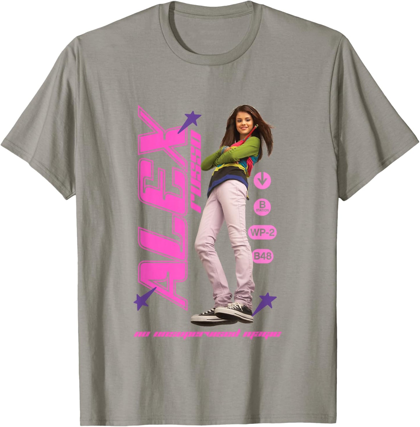 Disney Wizards of Waverly Place Alex Russo Girly Big Poster T-Shirt - T-Shirt | Sand