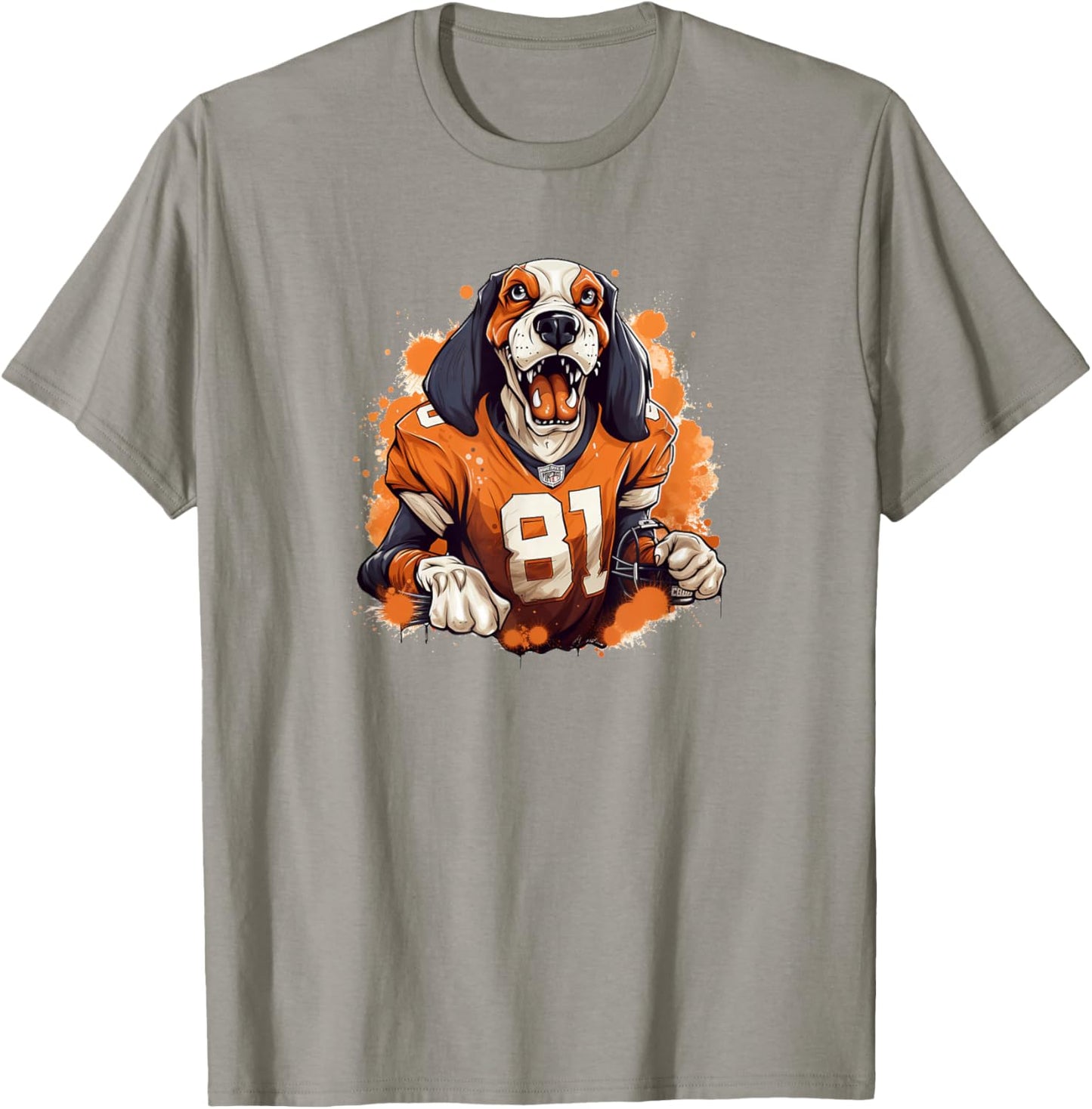 Tennessee Dog Sport Lovers | Tennessee Tri Stars T-Shirt - T-Shirt | Sand
