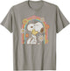 Peanuts Retro Flower Rainbow T-Shirt - T-Shirt | Sand