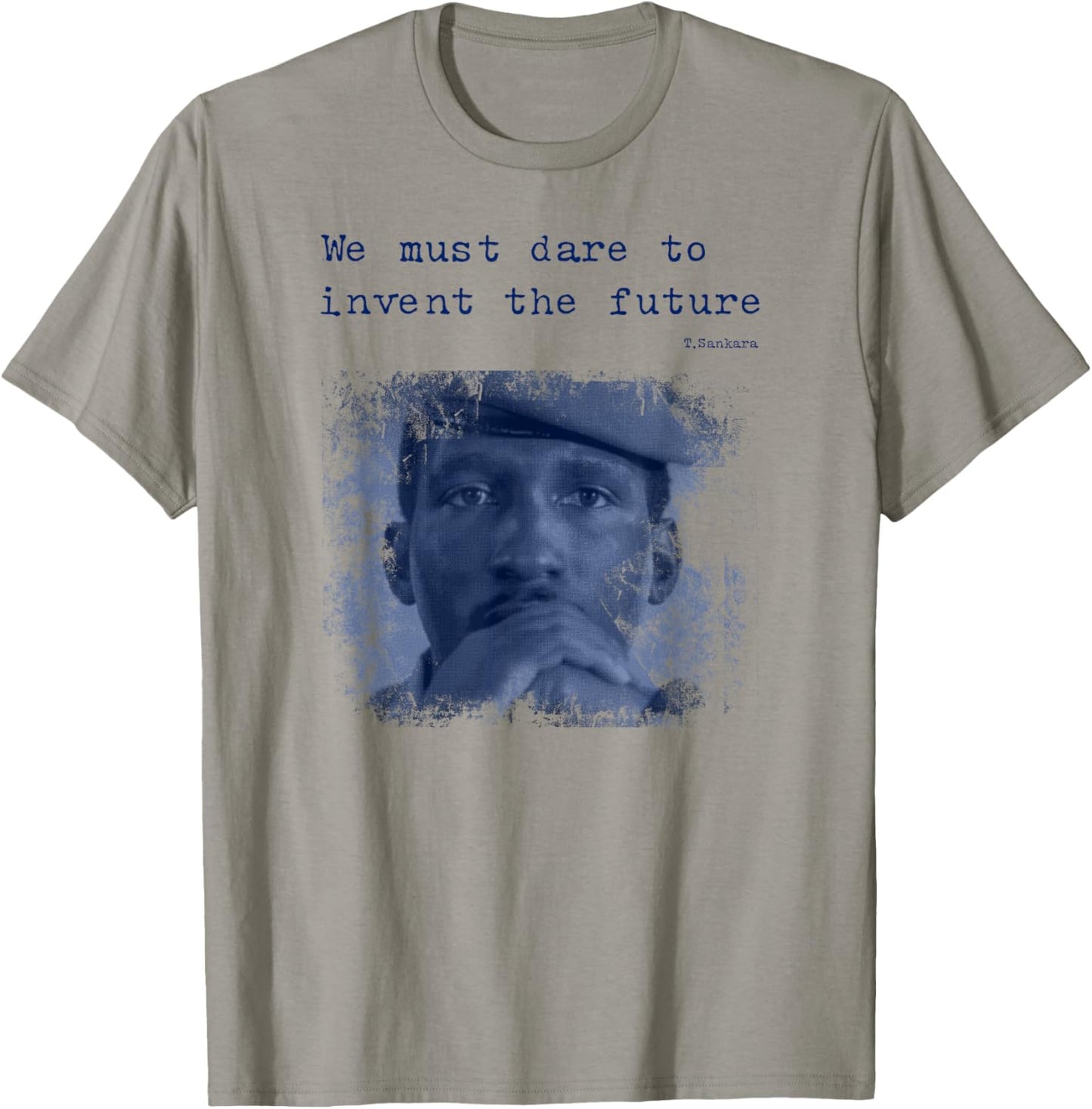 Thomas Sankara , grey, S T-Shirt - T-Shirt | Sand